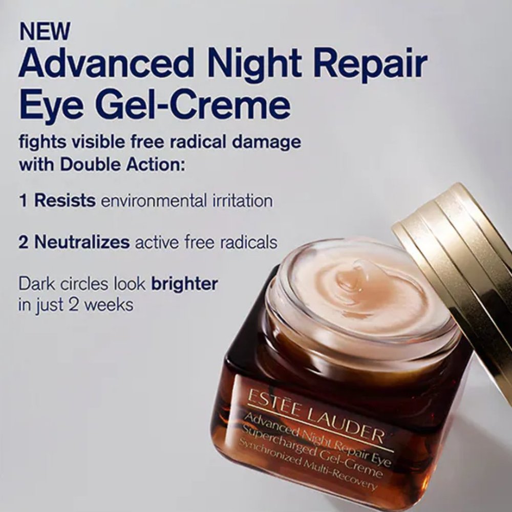 mini Estee Lauder Advanced Night Repair Eye Supercharged Complex gel crème - Picture 3 of 4